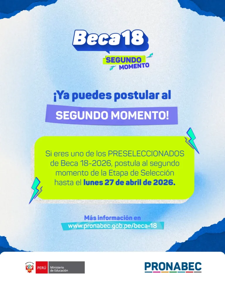 Beca 18 Pronabec: Requisitos y pasos para postular 3 Beca18 Pronabec 2doM ya postula